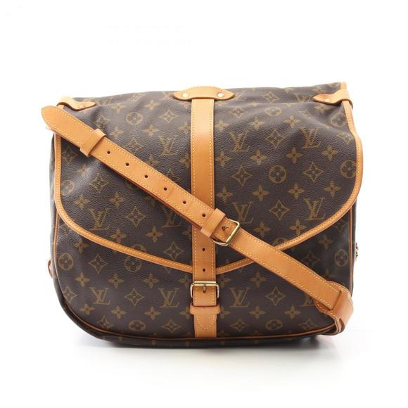 Louis Vuitton Saumur 35 Shoulder Bag, Coated Canvas and Leather, Monogram, Women - Picture 1 of 10